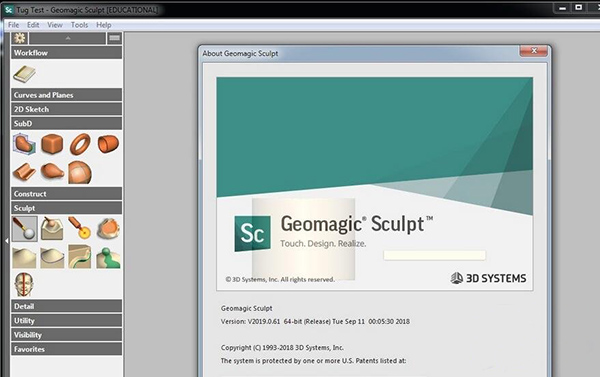geomagic sculpt(3d雕刻建模软件) v2019.0.61 官方版0