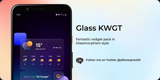 glass kwgt app v1.1 安卓版0