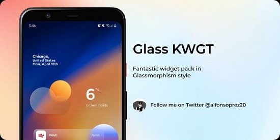 glass kwgt app v1.1 安卓版1