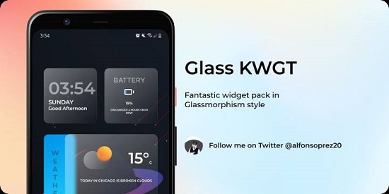 glass kwgt app v1.1 安卓版3