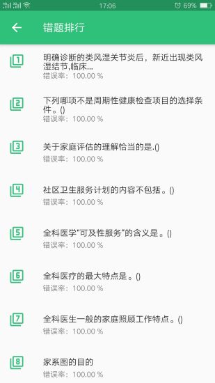 全科醫(yī)學(xué)中級(jí)題庫 v1.2.2 安卓版 0