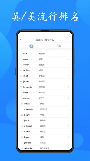 英文名起名取名助手app