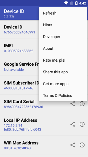 device id app(手機設(shè)備ID查詢工具)1