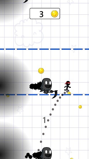 火柴人涂鸦跳跃游戏 v1.0 安卓版0