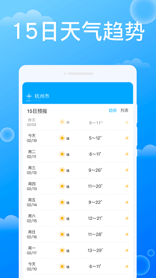 雷达天气app v1.0.1 安卓版2