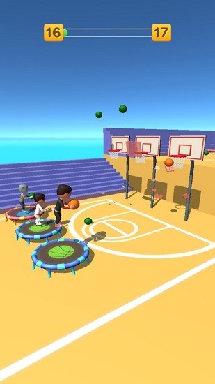 蹦床篮球3d游戏 v1.103 安卓版0