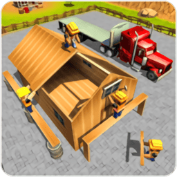 木屋建造模拟器游戏(Wood House Construction)
