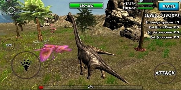 侏罗纪生存模拟器游戏(Dinosaur Simulator Jurassic Survival) v1.0.1 安卓版1