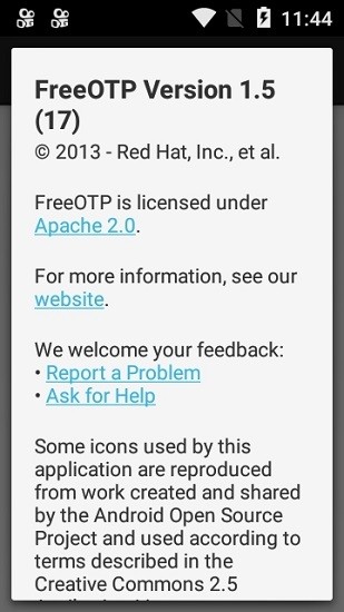 freeotp手机最新版 v1.5 安卓版1