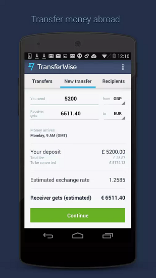 transferwise官方版 v7.3.4 安卓版 3