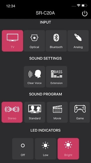 sound bar remote app(雅馬哈投音機)1