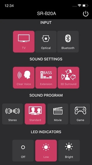 sound bar remote app(雅马哈投音机) v1.20 安卓中文版2