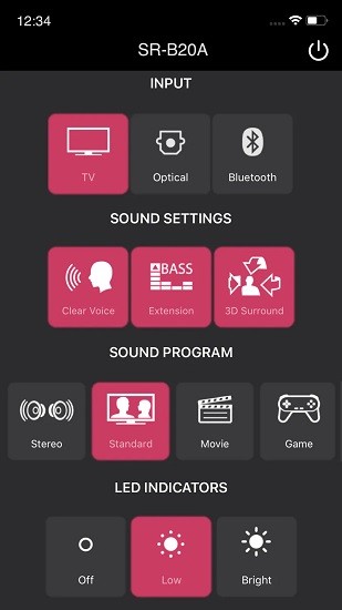 sound bar remote app(雅馬哈投音機)2