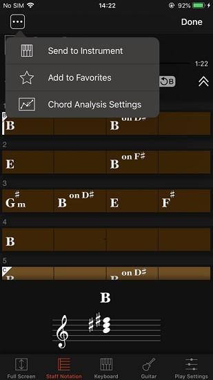 chord tracker app