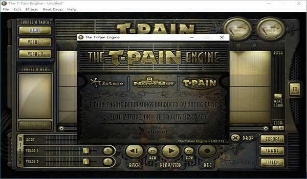 the t-pain engine(电音软件) v1.02.311 官方pc版1