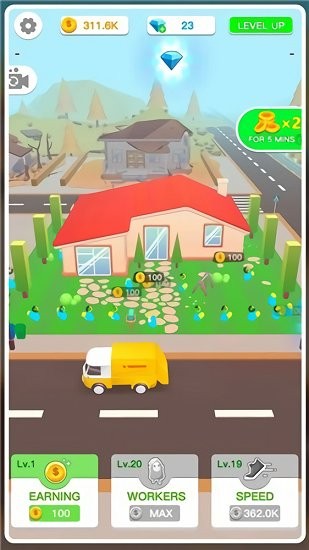 空閑垃圾回收大亨最新版(Idle Garbage Recycle Tycoon)1