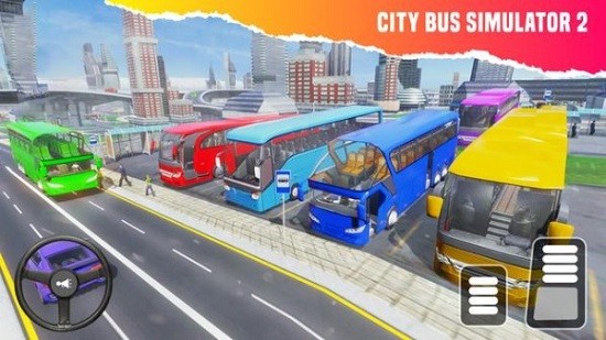 城市公交车模拟器2中文版 v1.0 安卓版2
