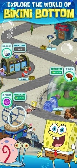 海绵宝宝的闲置冒险手游(Idle SpongeBob) v1.102 安卓版2