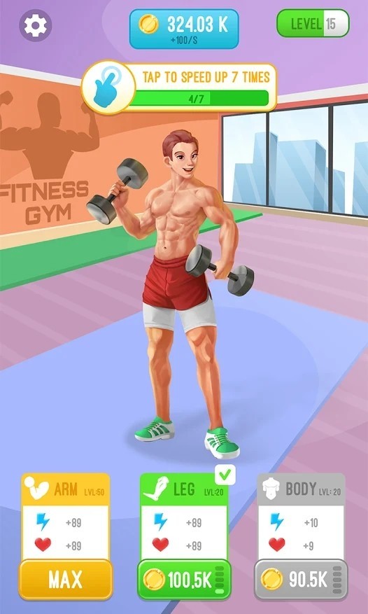 空閑鍛煉最新版(Idle Workout: Slap Kings) v1.1.8 安卓版 2