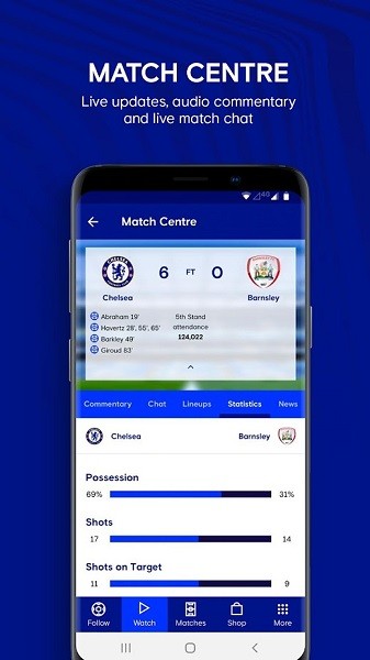 第五看臺切爾西官方app v1.60.0 安卓版 3