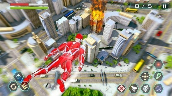 绳索英雄城市战争(Super Speed Rope Hero : Flying Superhero Games) v1.9 安卓版0