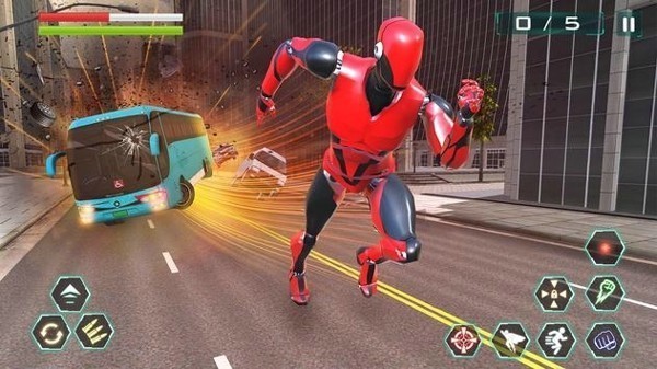 绳索英雄城市战争(Super Speed Rope Hero : Flying Superhero Games) v1.9 安卓版2