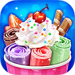 冷冻冰淇淋卷制作最新版(Ice Cream Roll)