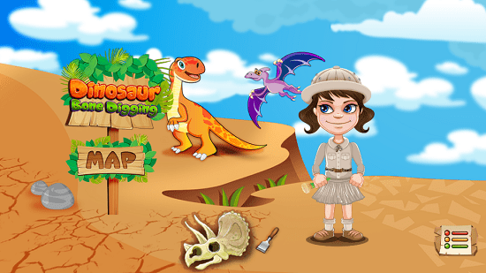 探险家和恐龙学Dinosaur Bone Digging Games v1.0 安卓版0