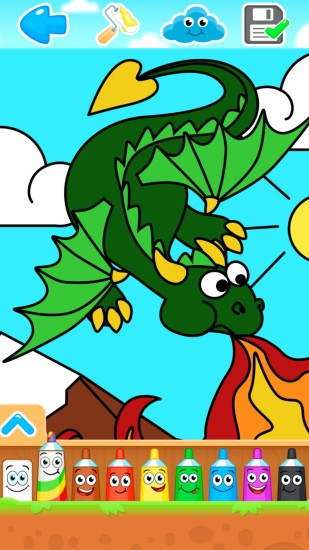 儿童画画恐龙世界游戏 v2.0 安卓版1