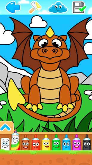 儿童画画恐龙世界游戏 v2.0 安卓版0
