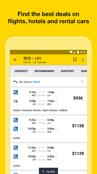 cheapflights购买机票app v137.0 安卓版1