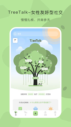 TreeTalk社交軟件 v1.1.0 安卓版 1