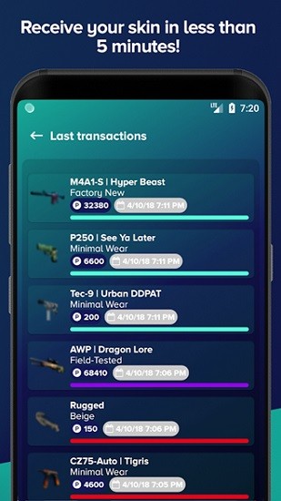skinlion(csgo皮膚獲取軟件) v2.2.1 安卓版 3