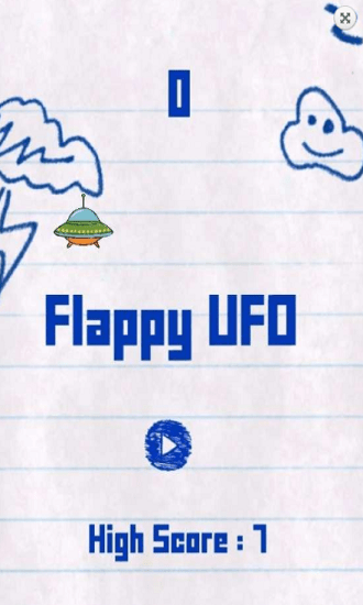 紙上飛碟(flappy ufo) v0.2 安卓版 0