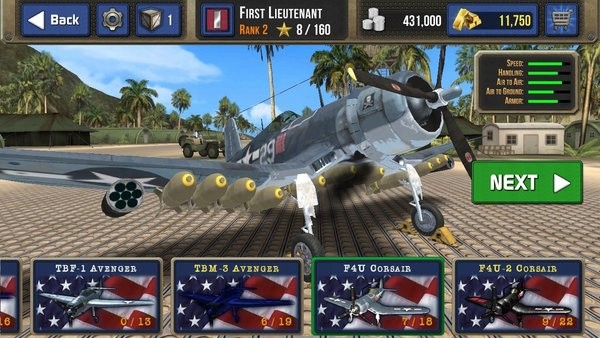 空战飞行员二战太平洋游戏中文版 v1.15.001 安卓版2