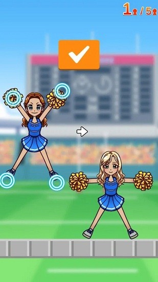 女子啦啦队叠罗汉(Stack up Cheerleaders) v0.5.0 安卓版0