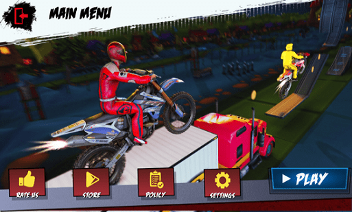 特技自行车模拟器(Stunt Bike Racing Simulator) v1.3 安卓版0