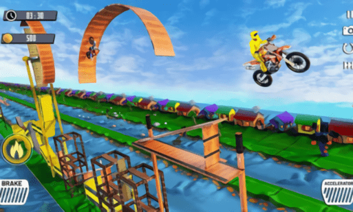 特技自行车模拟器(Stunt Bike Racing Simulator) v1.3 安卓版2