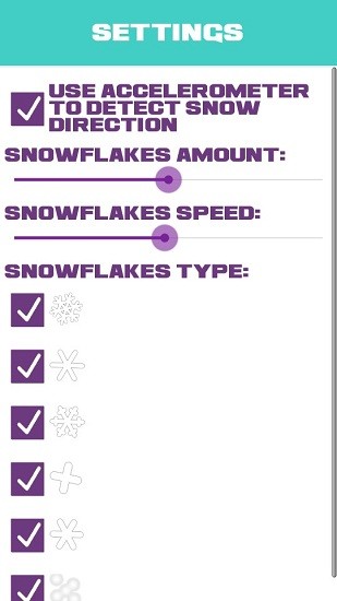 动态雪花壁纸app(Snow on Screen Winter Effect) v2.2 安卓版1