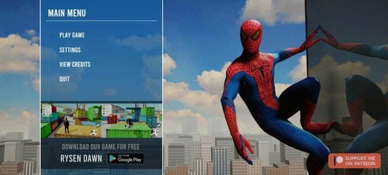 ps4漫威蜘蛛侠游戏手机版 v1.19 免费安卓版1