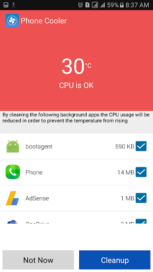 手機冷卻器軟件(Phone Cooler) v1.1.5 安卓版 1