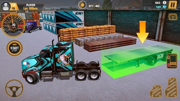 欧洲卡车模拟器3D游戏 v1.9 安卓版1