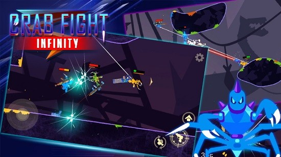 蜘蛛與激光劍最新版(Crab Fight Infinity) v1.0.0 安卓版 1