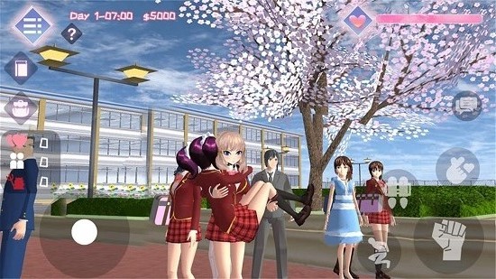樱花校园恋爱物语游戏 v1.0 安卓版0