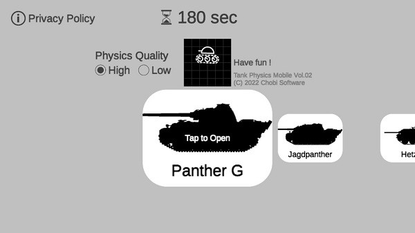 坦克物理模擬器2游戲(Tank Physics Mobile 02) v1.01 安卓版 0