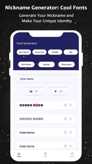 NickName Generator花式昵称生成器 v7.0.1.1 安卓版0