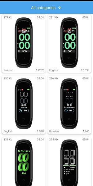 mi band 5 watch faces app0