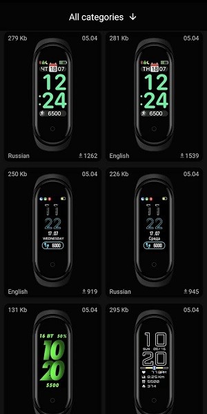 mi band 5 watch faces app1