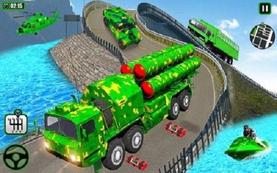 軍車運輸車游戲(Army Vehicle Transporter Truck Simulator)1