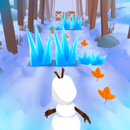 雪人跑酷小游戏(Snowman Rush)